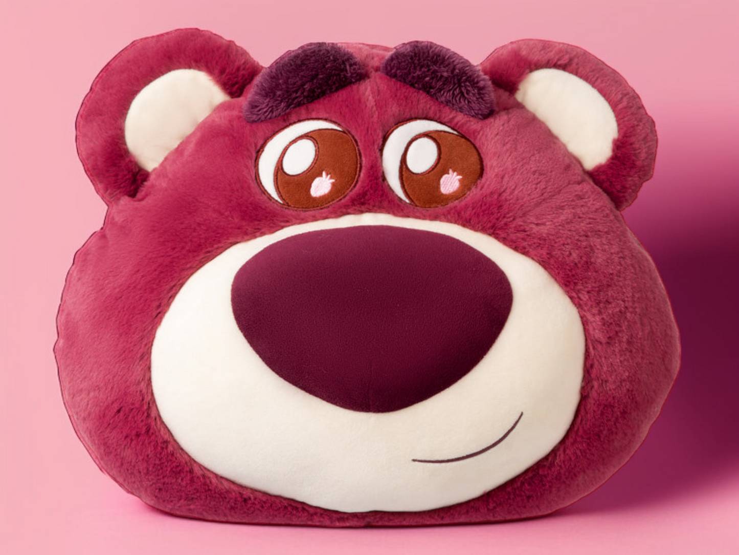 Disney Collection Fluffy Festival 16in. Head-Shaped Plush Toy (Lotso)
