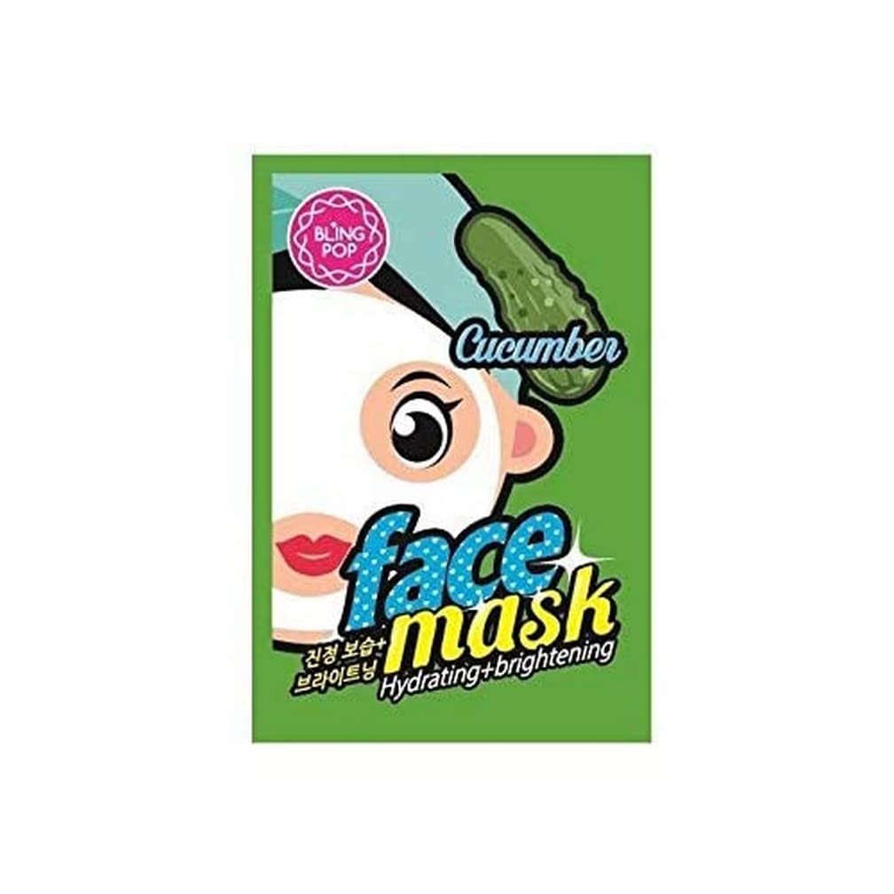 Bling PoP lemon,Avocado ,Cucumber ,Aloe ,Pumpkin ,Peach face mask