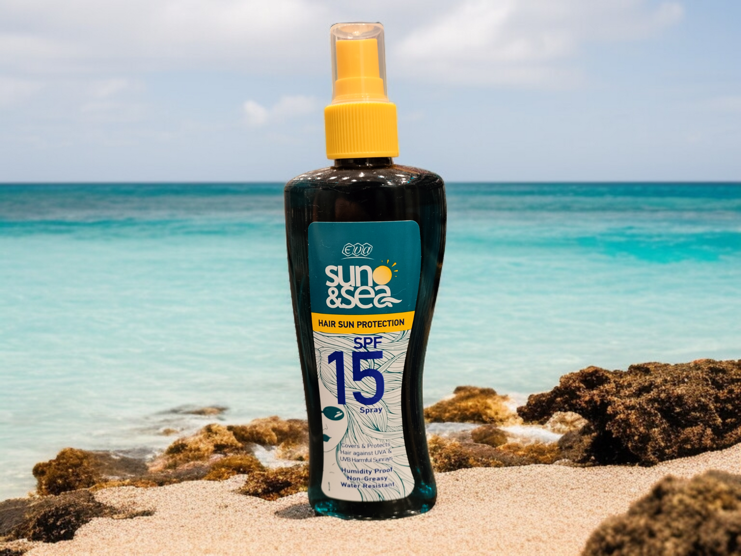Eva Sun & Sea Hair Oil Spray to protect hair from UV rays, SPF 15, 200 ml