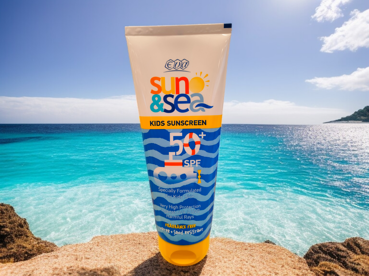 Eva Sun and Sea Sunscreen Cream for Kids, SPF 200ml