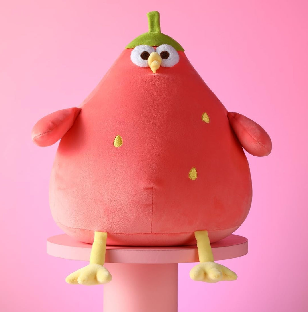 Dundun Strawberry Series 14in. Strawberry Dundun Chicken Plush Toy (2 Assorted Models)