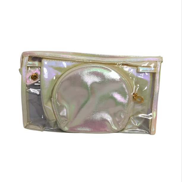 cosmtiecs bag 3pcs-square shiny