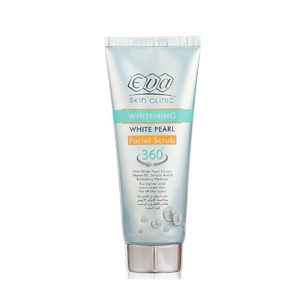 Eva Skin Clinic White Pearl Day Whitening facial Scrub Cream