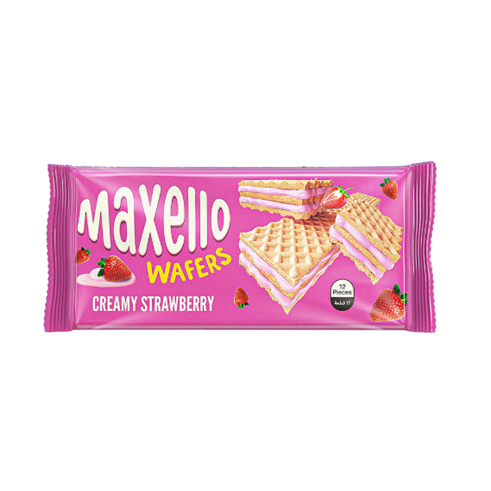 maxello Wafer Strawberry Medium