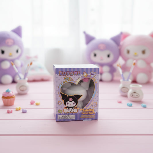 Kuromi Sweet Factory Collection Coloring Plaster Figure