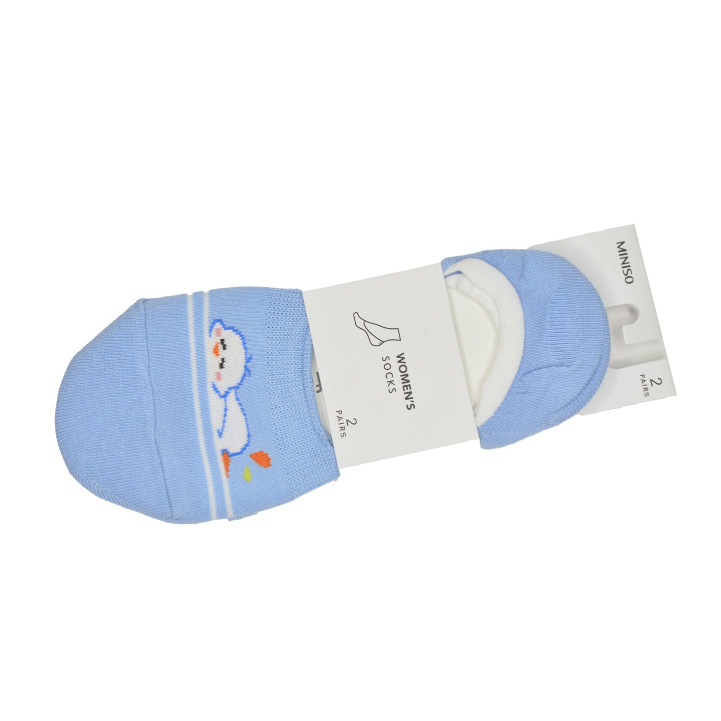 Women＇s Invisible Socks Pack Of Two WS - 2