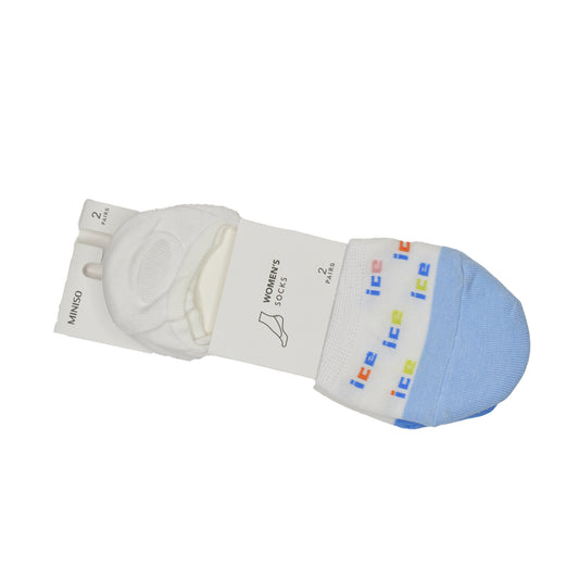 Women＇s Invisible Socks Pack Of Two WS - 1