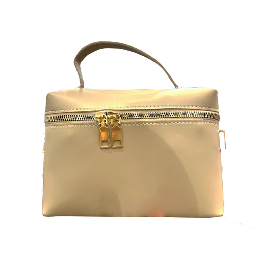 cross bag with stain hand beige