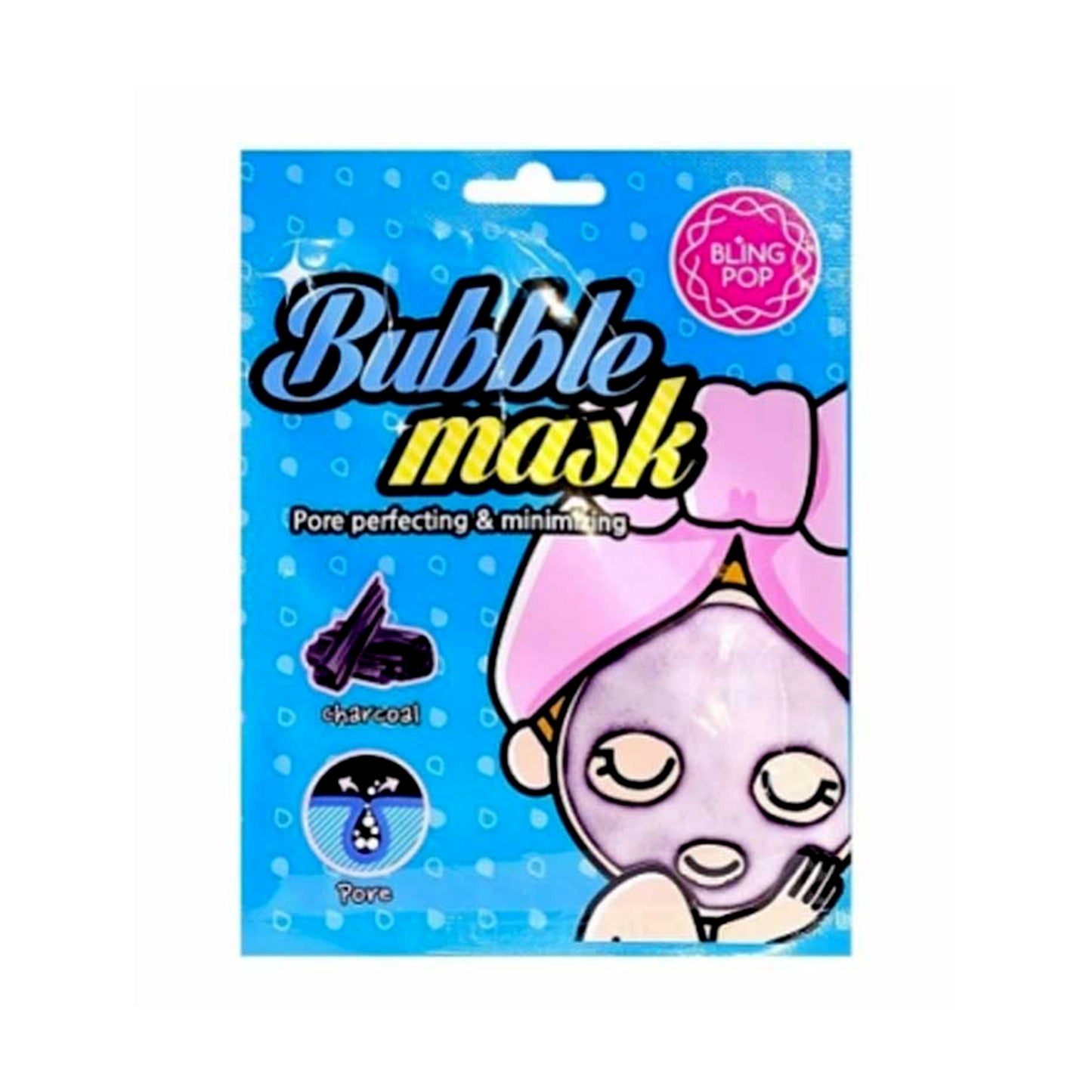 Bling PoP Bubble mask charcoal