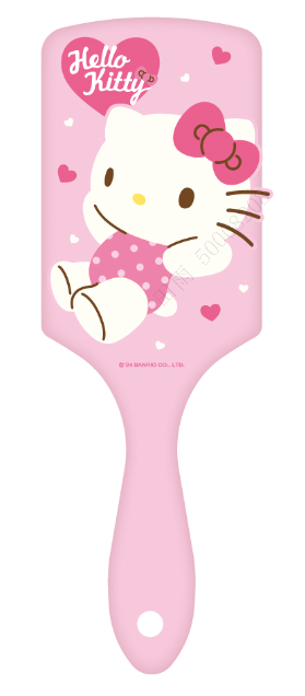 Hello Kitty and Friends Pink Collection Cushion Massager Brush (Hello Kitty)
