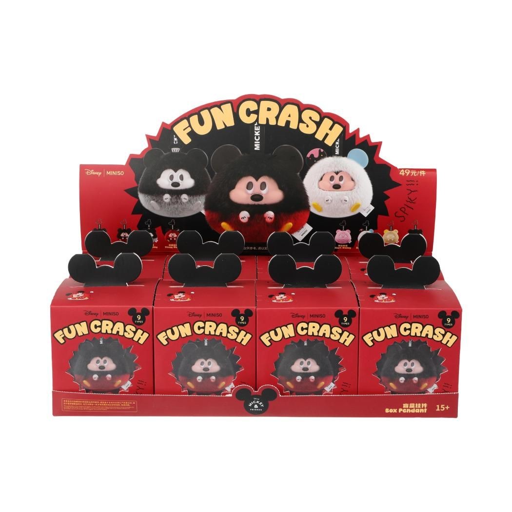 Disney Mickey Fun Crash Collection Vinyl Plush Pendant Surprise Box