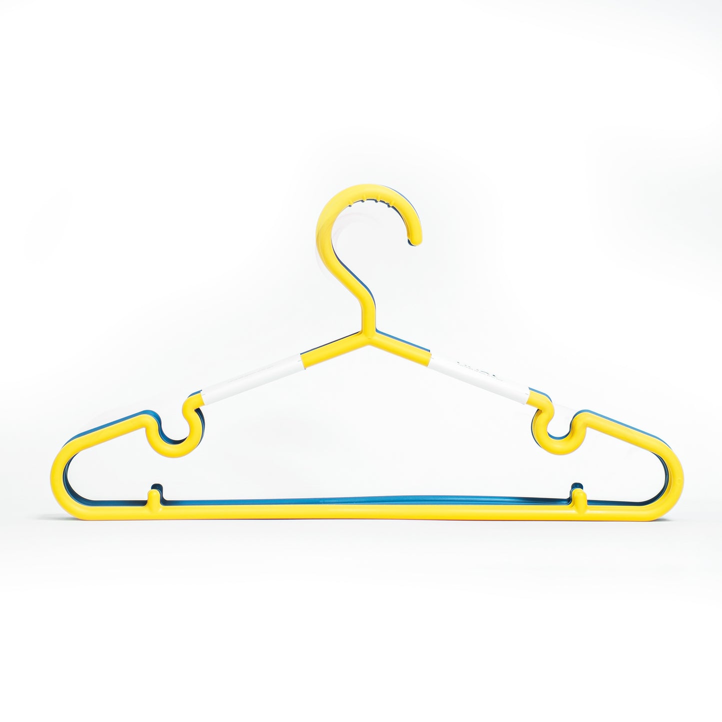 Colored plastic hanger 5-pack