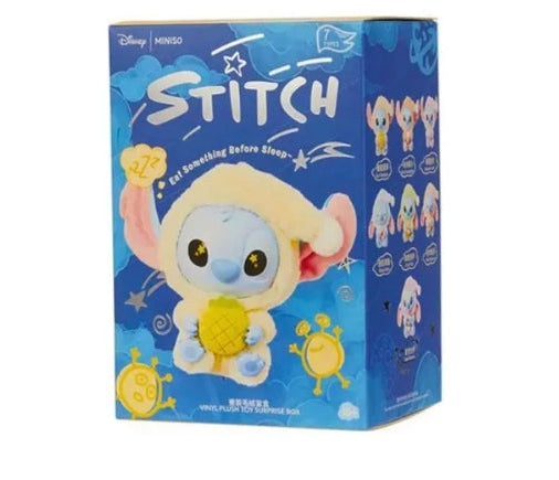Disney Stitch Eat Something Before Sleep Collection Vinyl Plush Toy Surprise Box