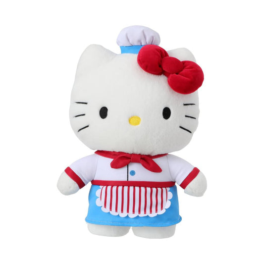 Hello Kitty Retro Diner Collection 12in. Standing-posture Cook Plush Toy