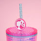 Barbie Shining Collection Double Wall Tumbler with Straw (775mL)