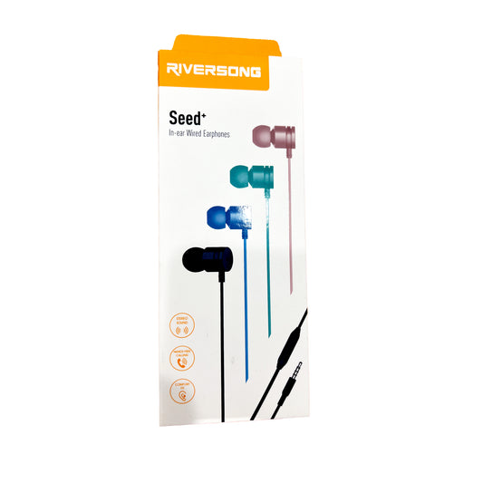 RIVERSONG Wired headset seed+ black