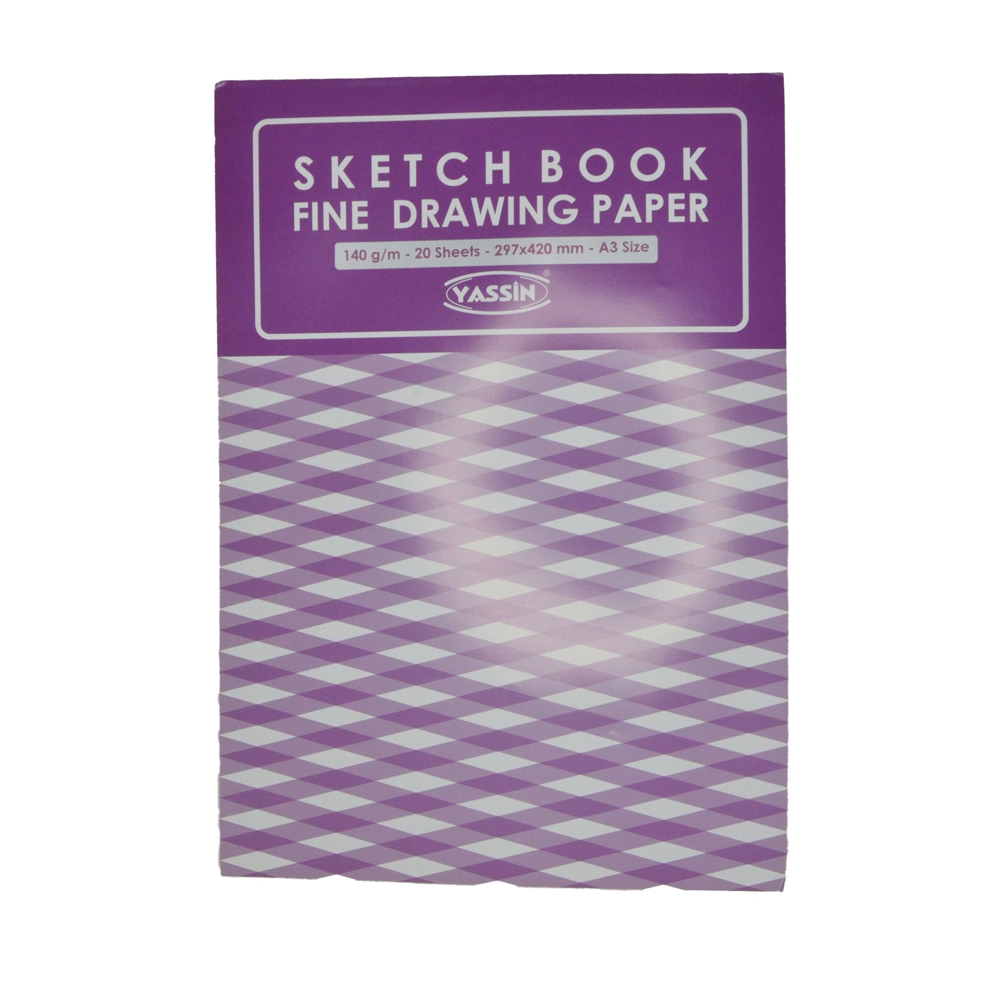 Sketchbook Yassin. 20 sheets of A3 glue. K/20 Miniso Egypt