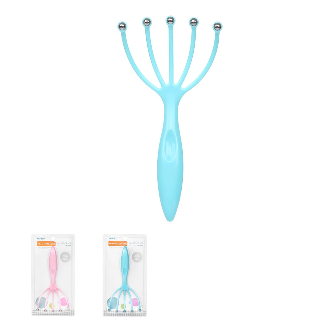 Head Massager with 5 Rollers (Random Design)