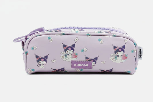 Kuromi Strawberry Season Collection Big-Zipper Stationery Case