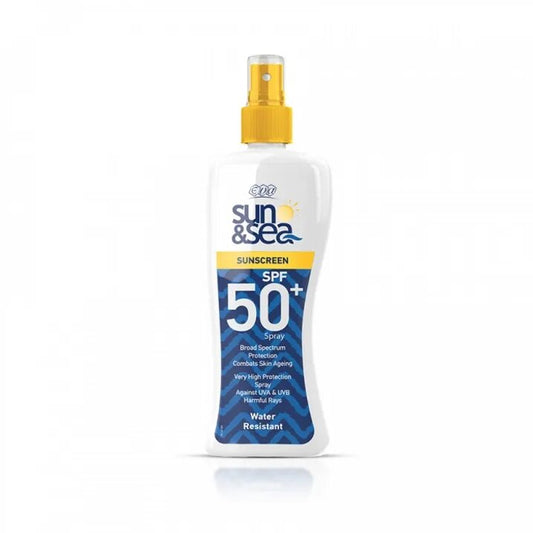 eva sun  sea sunscreen spray spf 50+ 200 ml