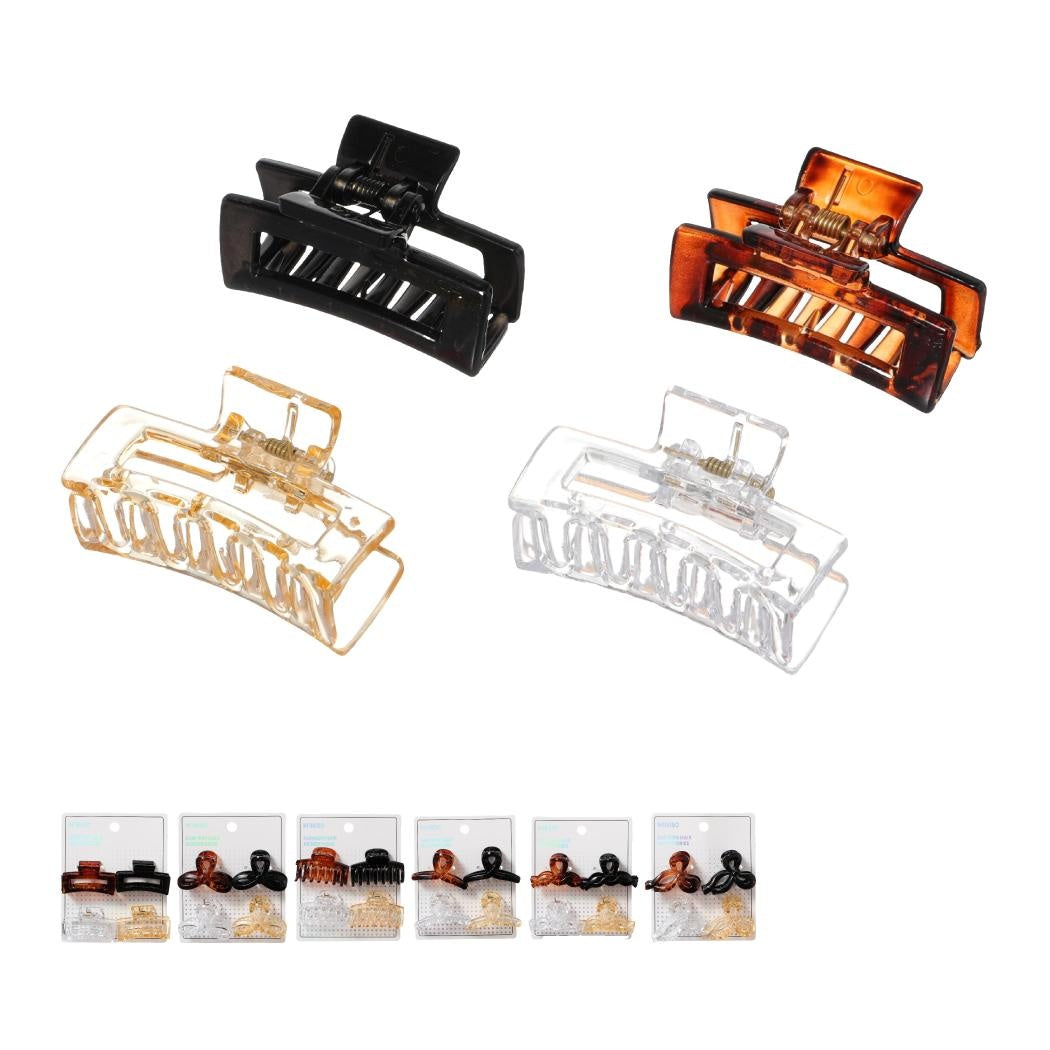 Hair Claw Clip (4 pcs) (Random Design)