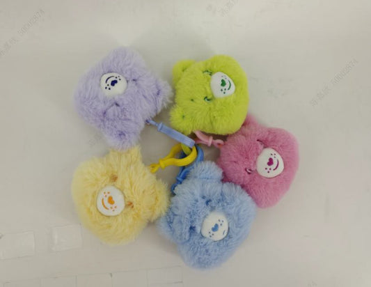 Care Bears Collection Head Plush Pendant(Share Bear)