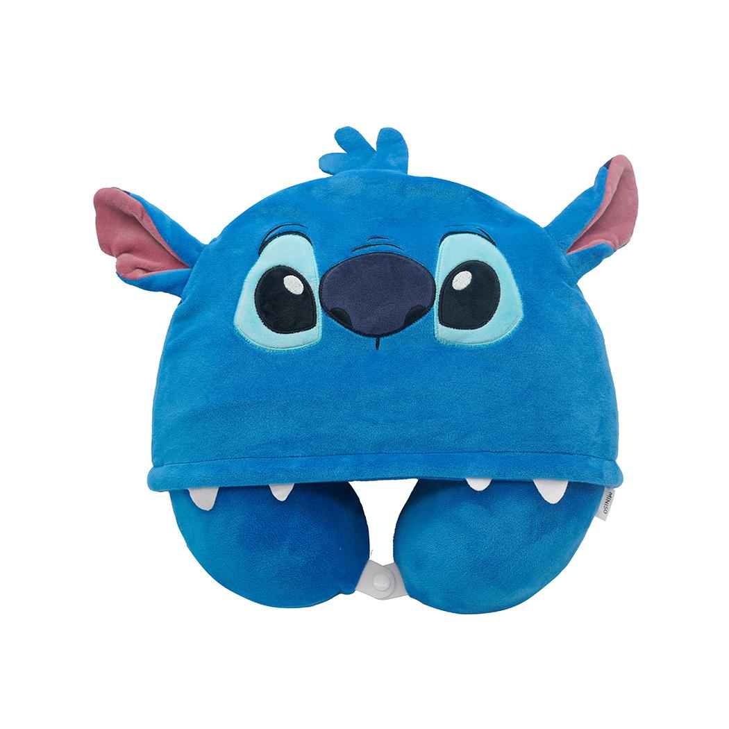 Disney Lilo & Stitch Collection Memory Foam Hooded Neck Pillow (Stitch)