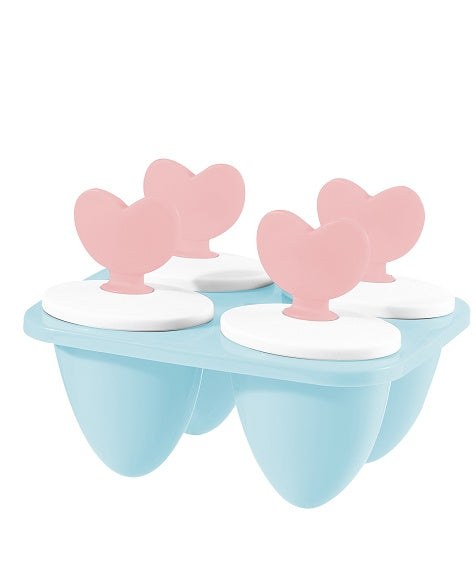 Heart 4-Grid Popsicle Mold