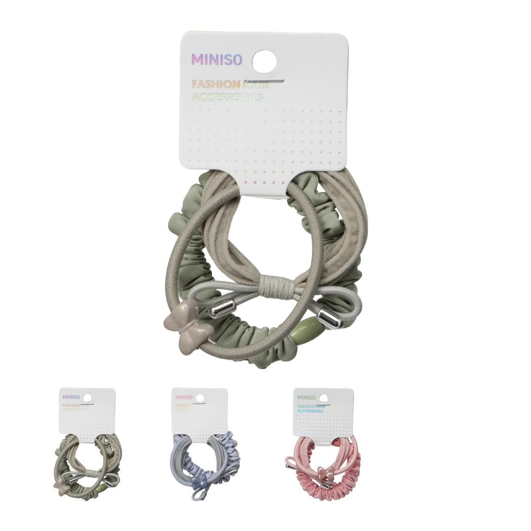 Basic Series Hair Scrunchies (3 pcs) (Random Design)