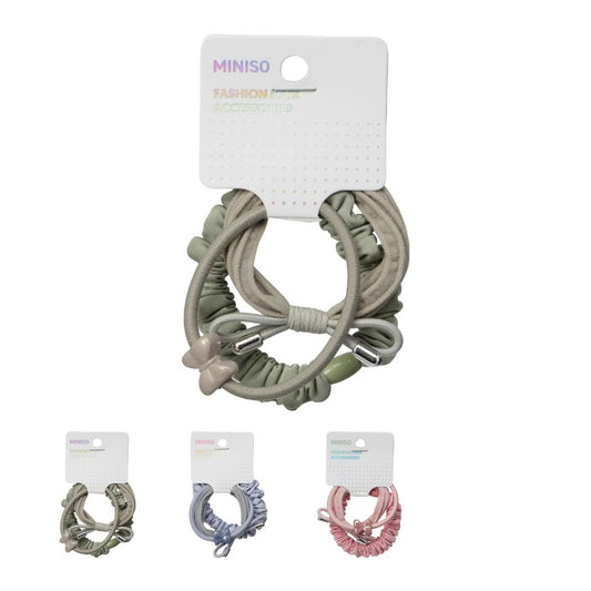 Basic Series Hair Scrunchies (3 pcs) (Random Design)