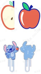 Disney Stitch Dinner Party Collection 3D Note Pad (120 Sheets, Apple)