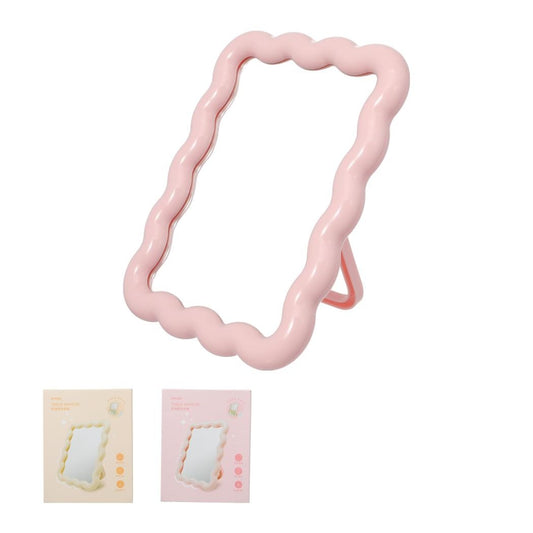 Creamy Style Makeup Mirror (Square) (Random Design)
