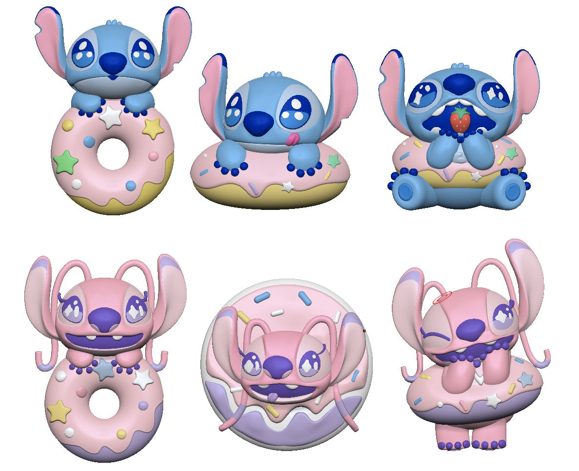 Disney Stitch Dinner Party Collection Fridge Magnet Surprise Box