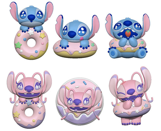 Disney Stitch Dinner Party Collection Fridge Magnet Surprise Box