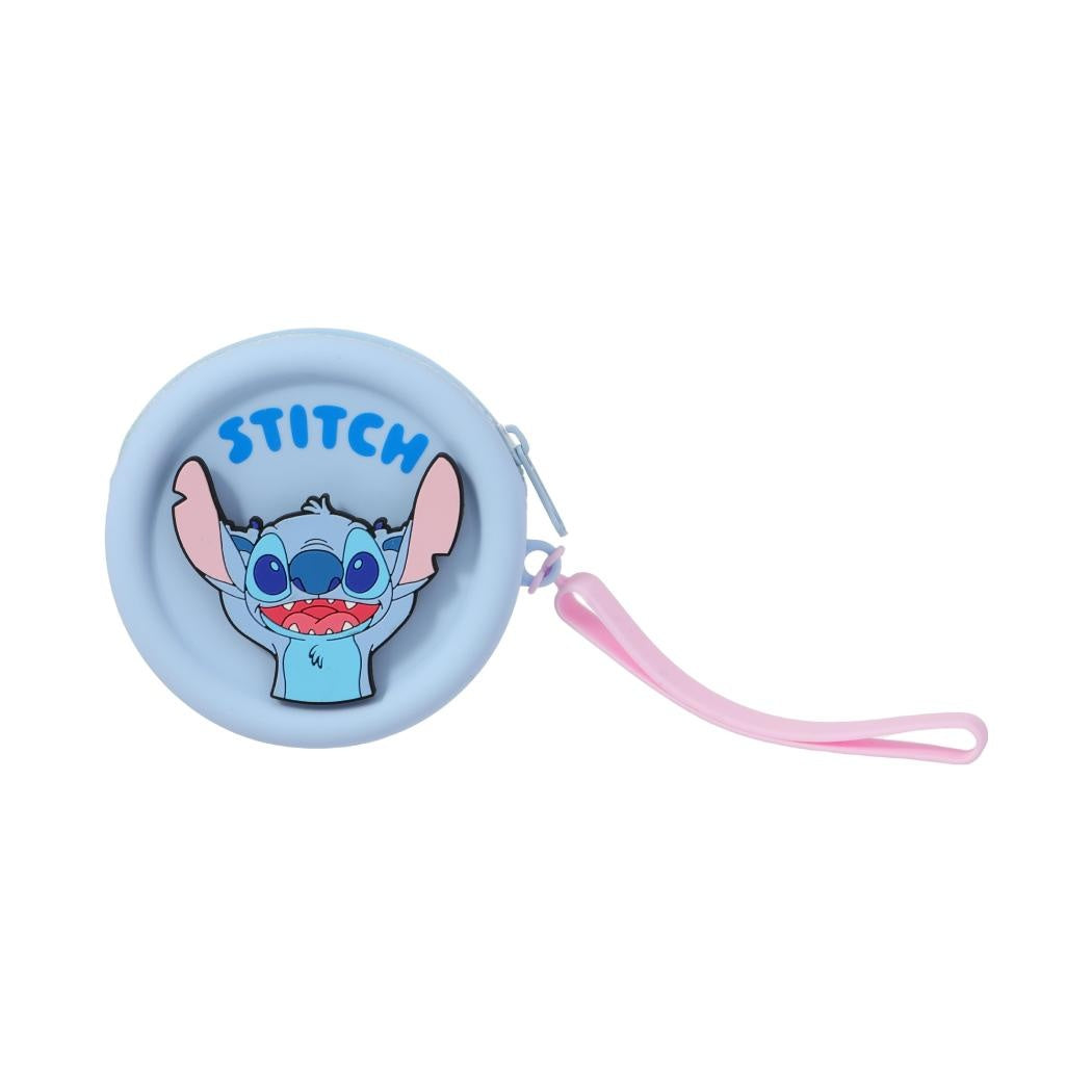 Disney Lilo & Stitch Collection Silicone Coin Purse(Stitch,Blue)