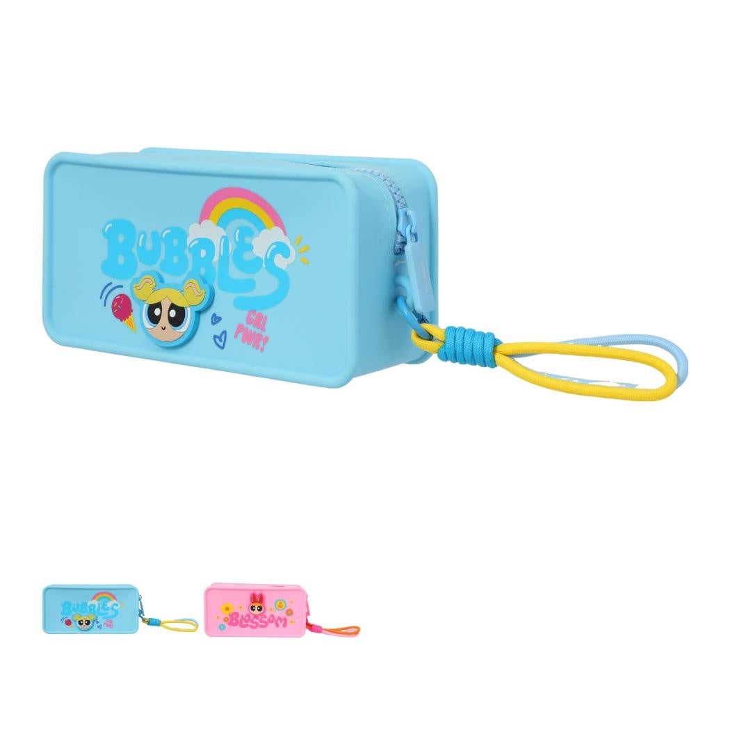 The Powerpuff Girls Collection Silicone Cosmetic Bag(Blue)