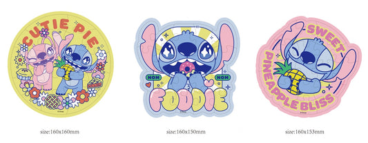 Disney Stitch Dinner Party Collection Figure Soft-Magnet Puzzle (3 Assorted Models) (PDQ)