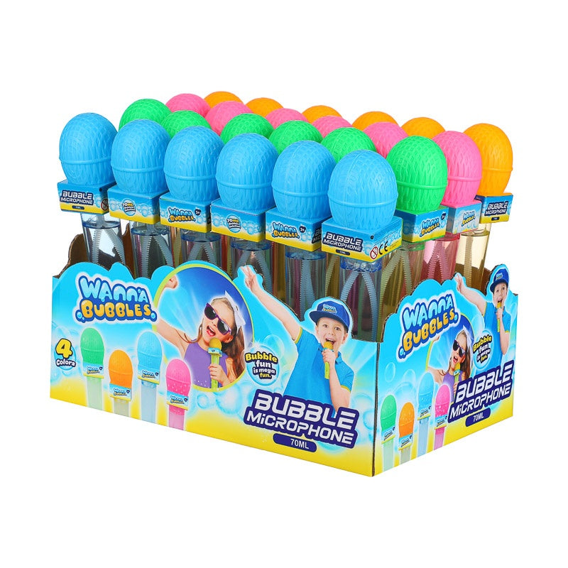 Microphone Bubble Wand - Random Colour