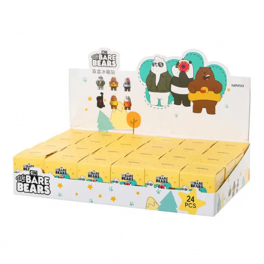 We Bare Bears Collection Summer Series 3D Fridge Magnets Blind Box