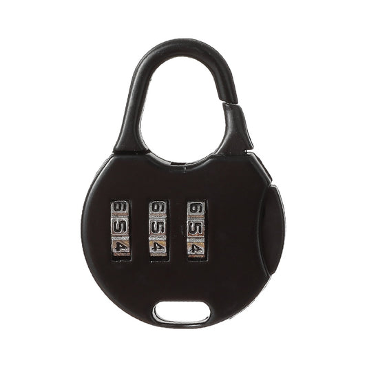 Mini Round Lock(Black)