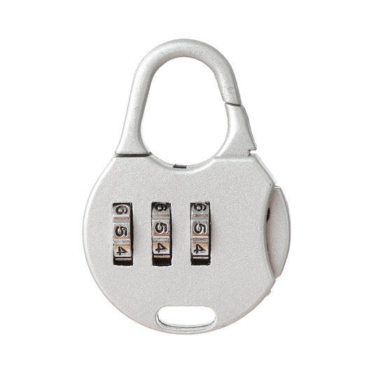 Mini Round Lock(Silver)