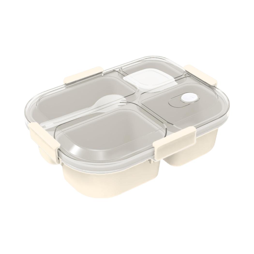 Graceful Series 4 Compartments Lunch Box 1150mL(Beige)