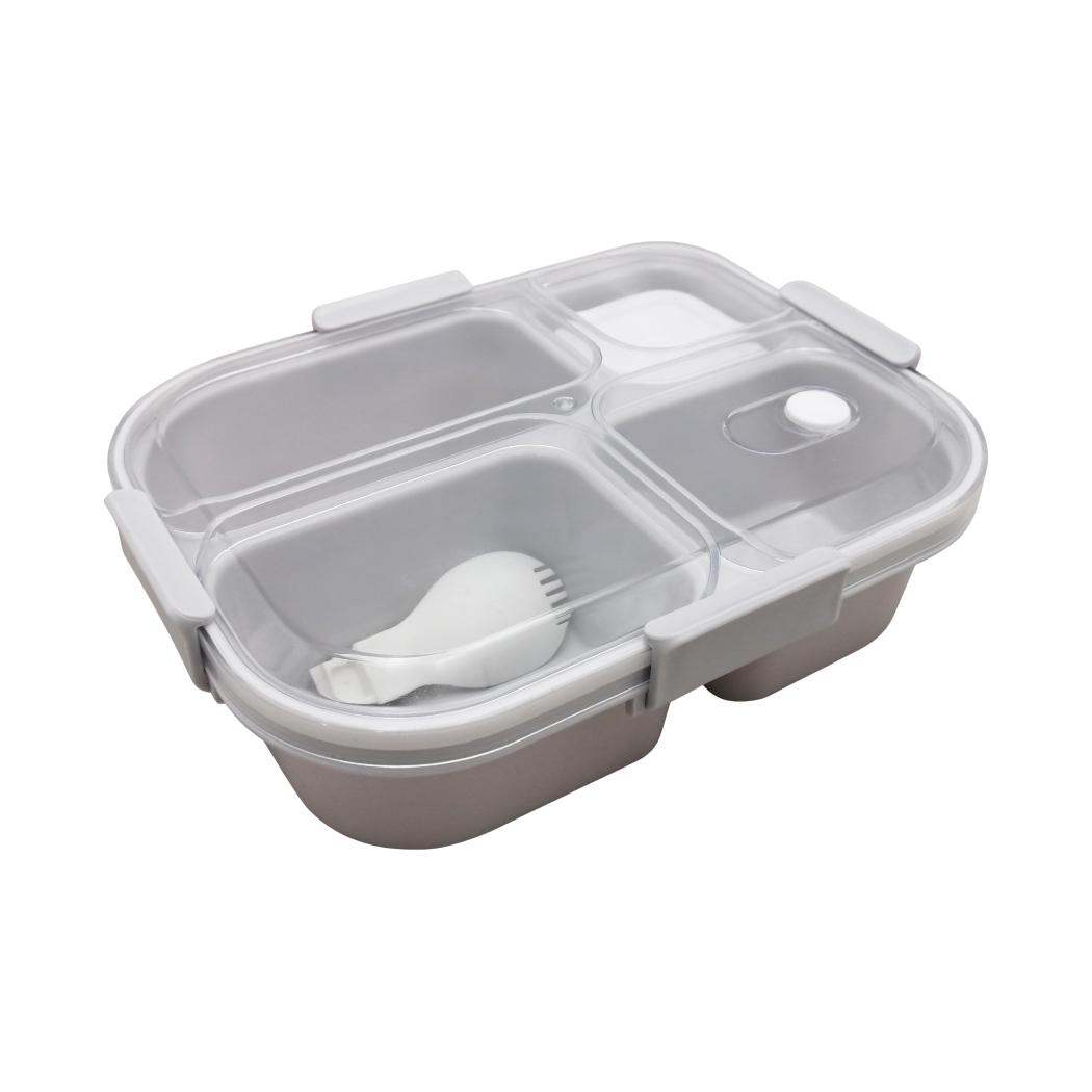 Graceful Series 4 Compartments Lunch Box 1150mL(Gray)