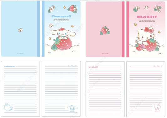 Hello Kitty and Friends Strawberry Collection A5 Stitch-bound Book (28 Sheets) (2 Assorted Models)