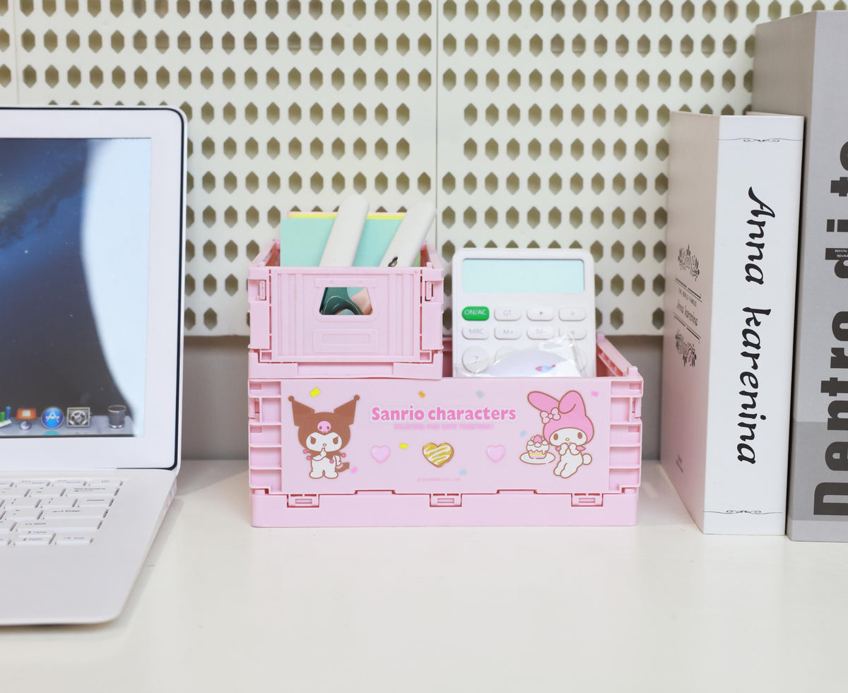Hello Kitty and Friends Foldable Storage Basket (L).