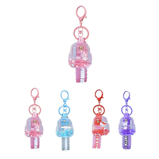 Hello Kitty and Friends Liquid Backpack Keychain (Random Design)
