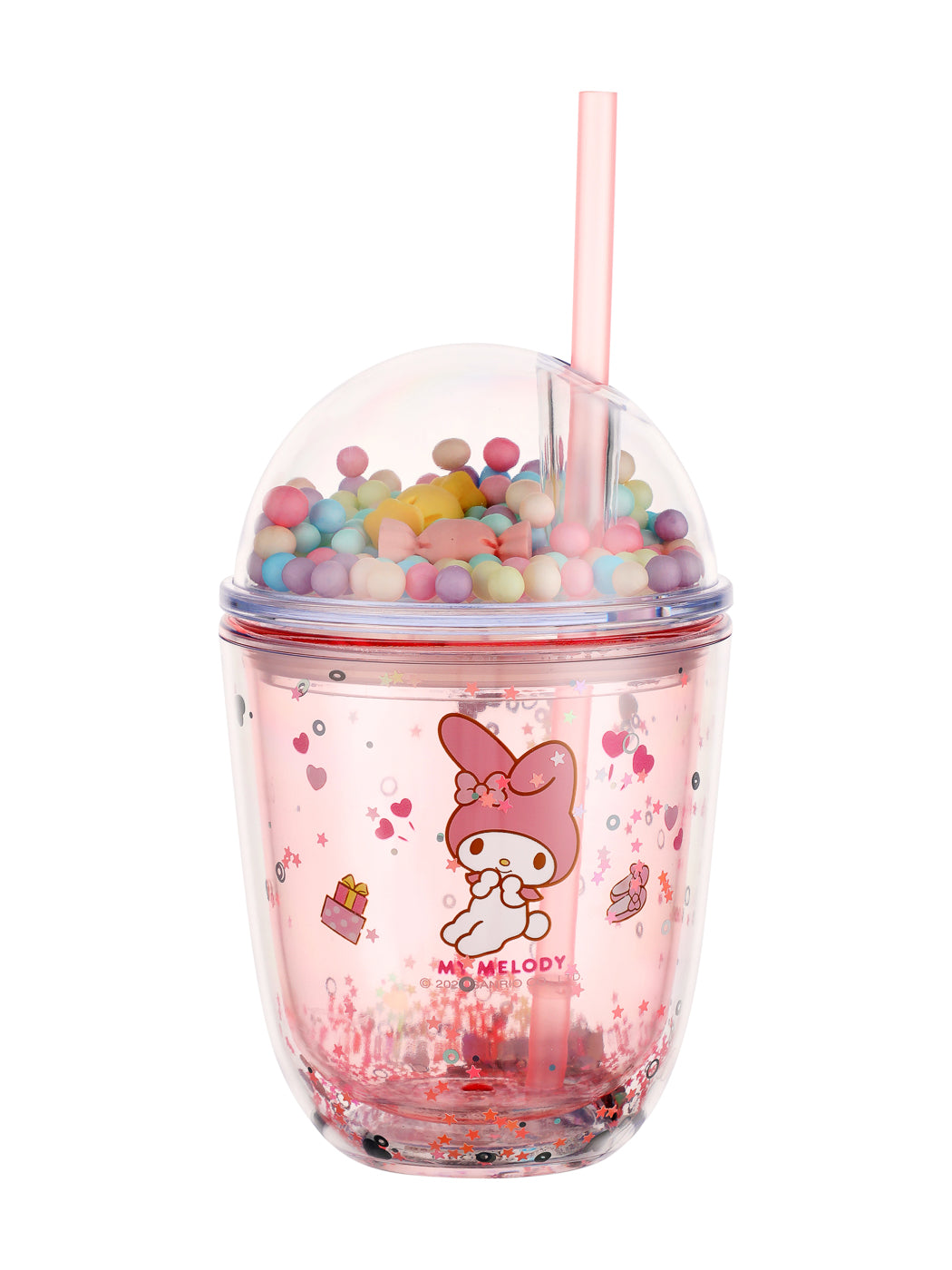 My Melody Portable Water Bottle (435mL)(Pink)