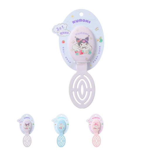 Hello Kitty and Friends Strawberry Collection Portable Brush with Mirror (Random Design)