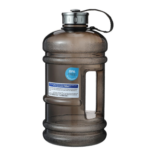 Large Capacity Handled Plastic Water Jug 2.2L (Black)