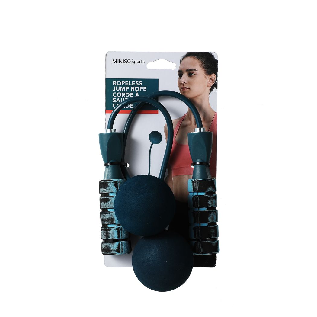 Miniso Sports - Weighted Ropeless Jump Rope(Navy Blue)